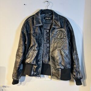 Pelle Pelle Marc Buchanan Soda Club 30th Anniversary Leather Jacket Women’s 14
